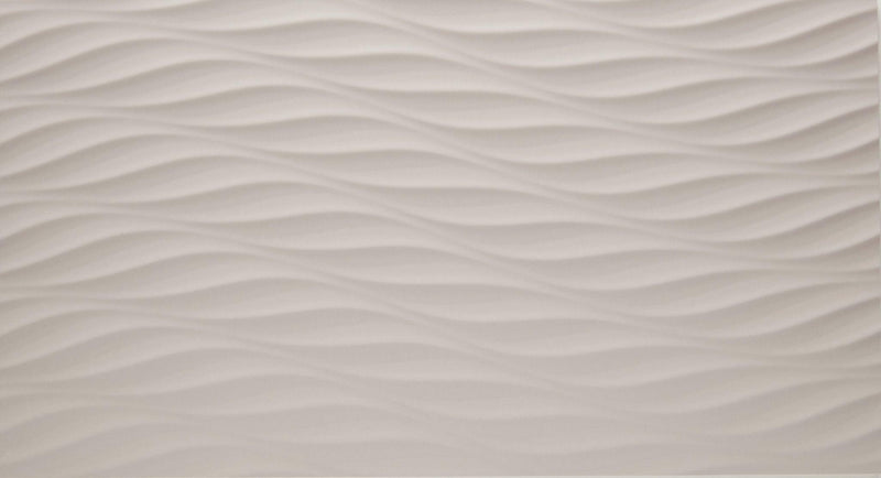 3d Grey Twist Matte 12x22 Ceramic  Tile