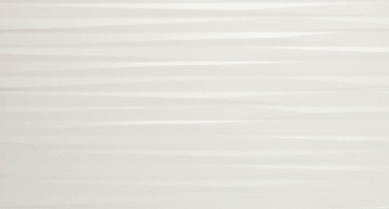 3d White Blade Matte 12x22 Ceramic  Tile