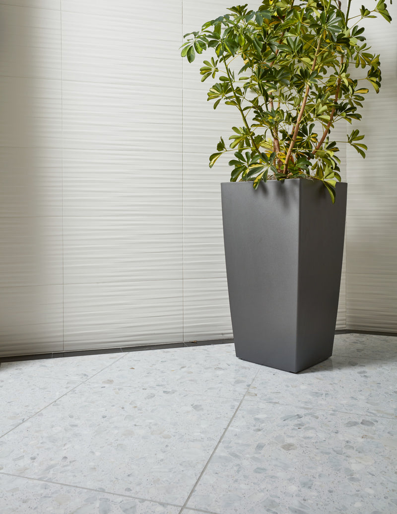 3d White Blade Matte 12x22 Ceramic  Tile