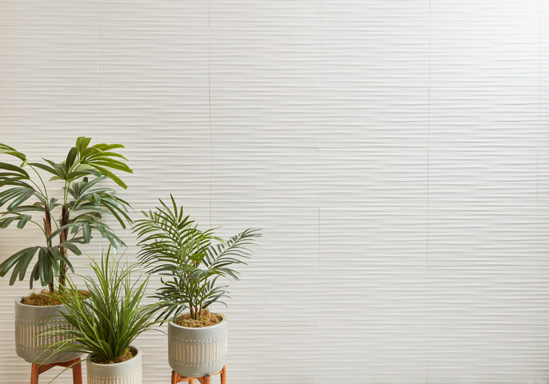 3d White Blade Matte 12x22 Ceramic  Tile