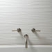 3d White Ribbon Matte 12x22 Ceramic  Tile