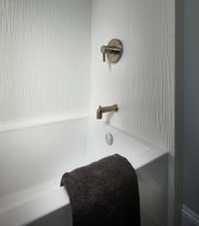 3d White Wave Matte 12x22 Ceramic  Tile