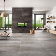 Acier Silver 24x48 Porcelain  Tile