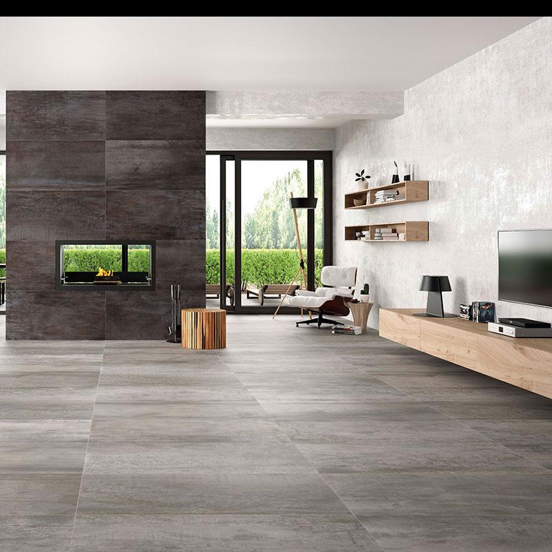 Acier White 24x48 Porcelain  Tile