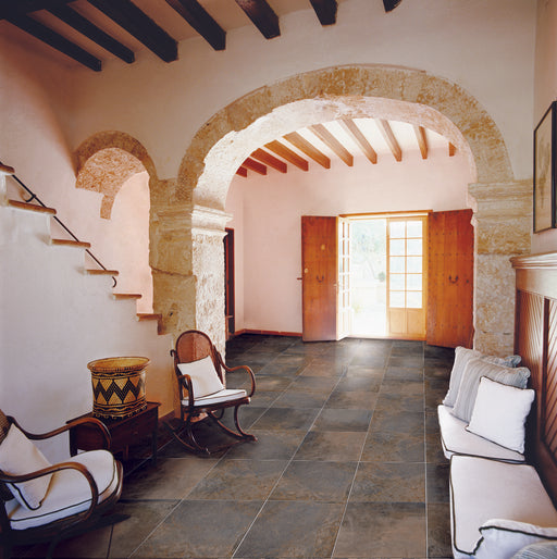 Aegean Magma Charcoal 18x36 Porcelain  Tile