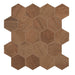 Aequa Castor 2-1/2x2-1/2 Hexagon Matte Porcelain  Mosaic