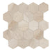 Aequa Nix 2-1/2x2-1/2 Hexagon Matte Porcelain  Mosaic