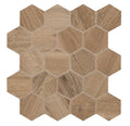 Aequa Tur 2-1/2x2-1/2 Hexagon Matte Porcelain  Mosaic