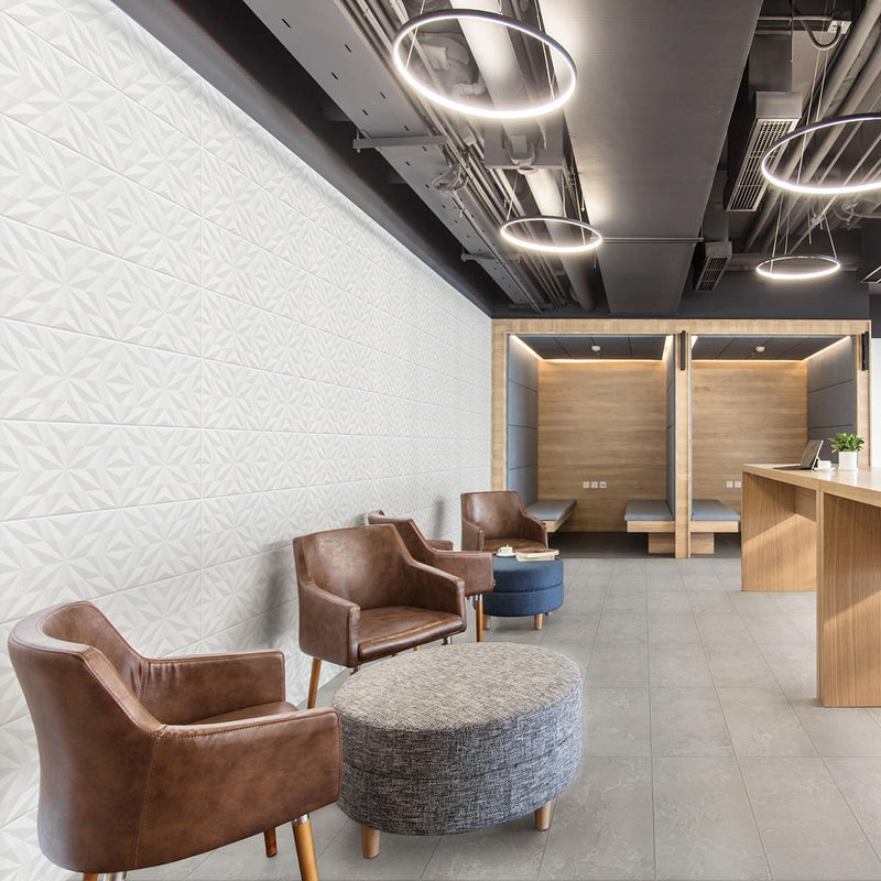 Aesthetic Tribal Satin 12x36 Ceramic  Tile