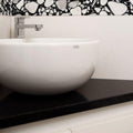 Agglomerate Palladio Moro Marble Tile in Deep Brown 24x24