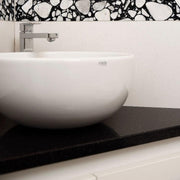 Agglomerate Palladio Moro Marble Tile 24x24 Polished   1/2 inch