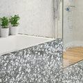 Agglomerate Palladio Moro Marble Tile in Deep Brown 24x24