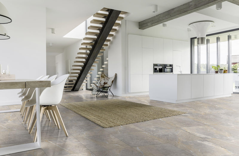 Alanya Grey Polished 24x24 Porcelain  Tile