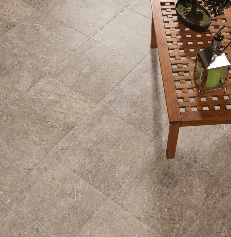 Alara Beige 18x18 Ceramic  Tile