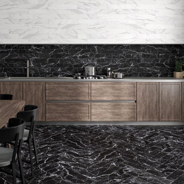 Albion White Matte 4x24 Porcelain  Tile