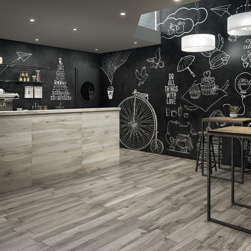 Allwood Teak 6.5x40 Porcelain  Tile