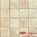 Ancient Castle Travertine Paver 6x6 Unfilled Chiseled  1.25 inch