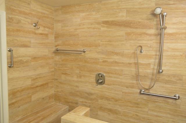 Ancient Castle Travertine Tile 6x32 Filled, Honed