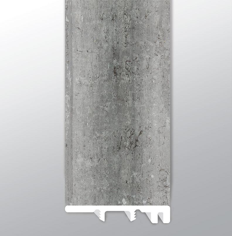 Andover Kingsdown Gray 1.5x94   Luxury Vinyl End Cap