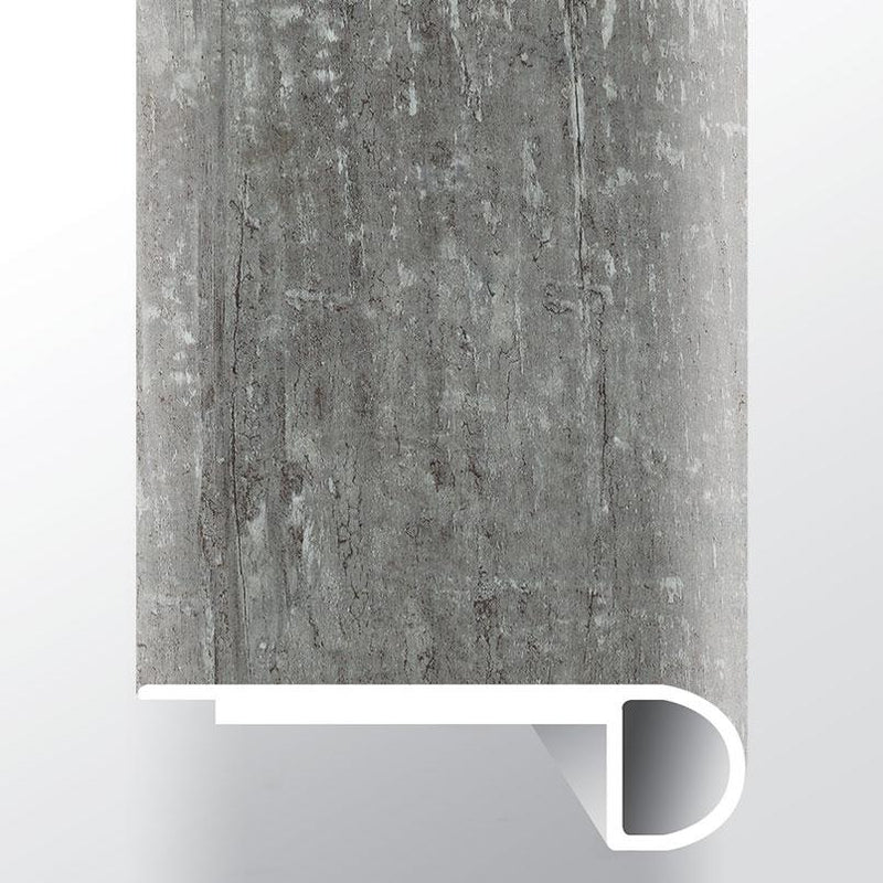 Andover Kingsdown Gray 2.75x94   Luxury Vinyl Flush Stair Nose