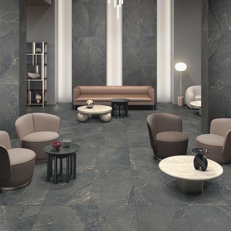 Anthology Dark Matte 24x48 Porcelain  Tile
