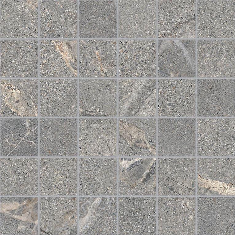 Anthology Gray 2x2 Square Matte Porcelain  Mosaic