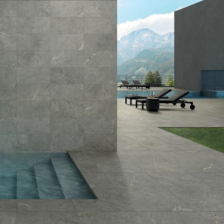 Anthology Gray Anti-Slip 24x48 Porcelain  Tile