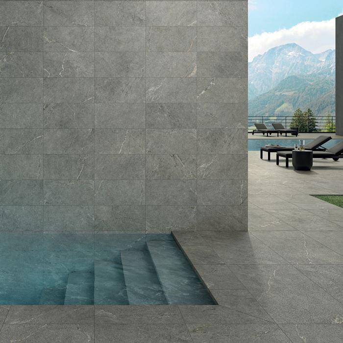 Anthology Gray Matte 12x24 Porcelain  Tile