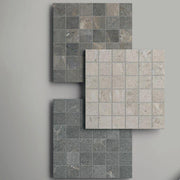 Anthology White 2x2 Square Matte Porcelain  Mosaic