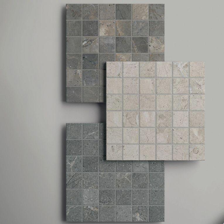 Anthology White 2x2 Square Matte Porcelain  Mosaic