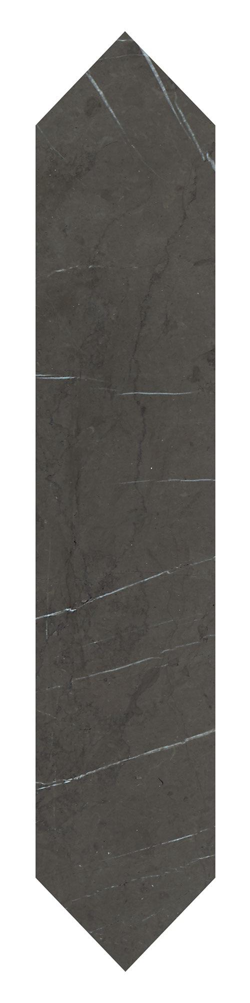 Antico Scuro Marble Tile 3x15 Honed   3/8 inch