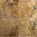 Antique Gold Travertine Tile 18x18 Filled, Honed