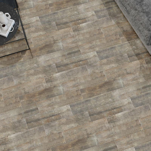 Antique Wood Oxide 6x24 Porcelain  Tile