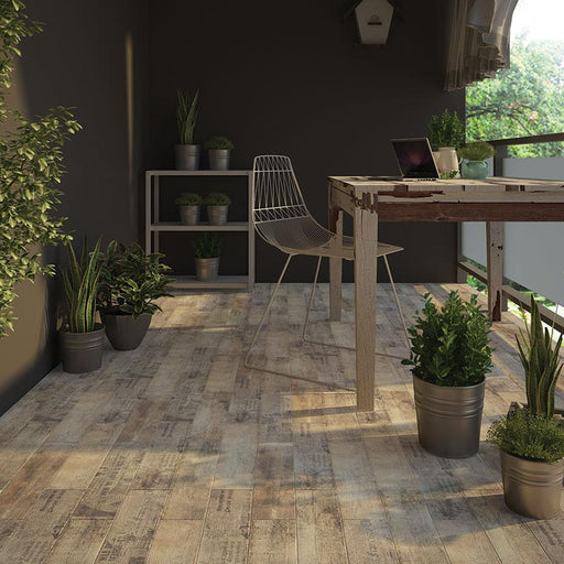 Antique Wood Rust 6x24 Porcelain  Tile