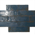 Ape Grunge Blue Glossy 3x12 Ceramic  Tile