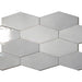 Ape Harlequin Grey Glossy 4x8 Ceramic  Tile