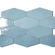 Ape Harlequin Sky Glossy 4x8 Ceramic  Tile