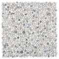 Aphrodite Blue Pebble Polished Marble  Mosaic