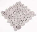 Aphrodite Grey Pebble Polished Marble  Mosaic