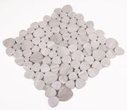Aphrodite Grey Pebble Polished Marble  Mosaic