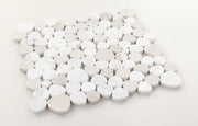 Aphrodite Loft Pebble Polished Marble  Mosaic