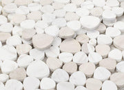 Aphrodite Loft Pebble Polished Marble  Mosaic