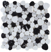 Aphrodite Moonlight Pebble Polished Marble  Mosaic