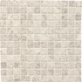 Arctic Gray 1x1 Square Tumbled Limestone  Mosaic