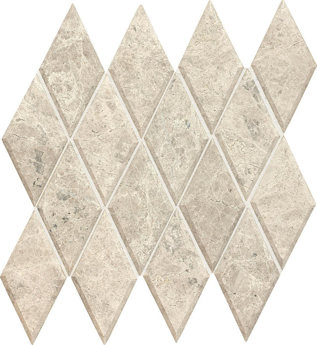 Arctic Gray 3x6 Diamond Honed Limestone  Mosaic