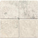 Arctic Gray Limestone Tile 6x6 Tumbled   3/8 inch