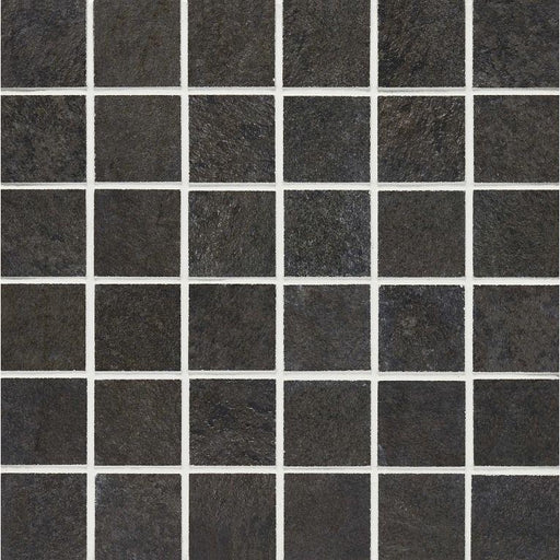 Ardesia Black 2x2 Square Matte Porcelain  Mosaic
