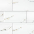 Aria Bianco Polished 24x48 Porcelain  Tile