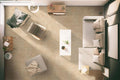 Aria Cremita Polished 12x24 Porcelain  Tile