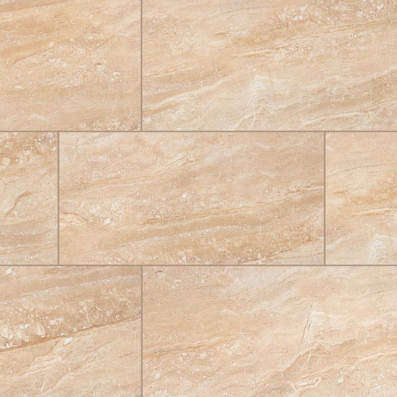 Aria Oro Polished 24x48 Porcelain  Tile